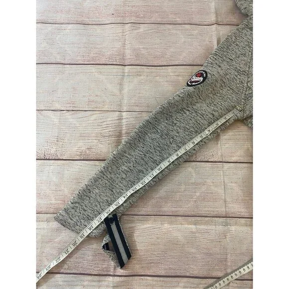 So Nice Canada Women's Grey Marl Full Zip Hooded Fleece - Medium - Picture 7 of 11